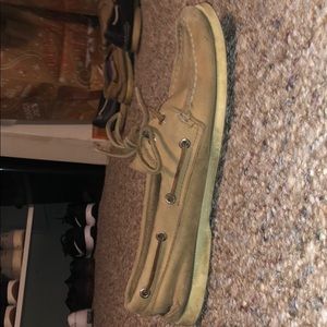 Sperrys Top Siders Tan Classic Boat Shoe